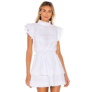 versailles mini dress white